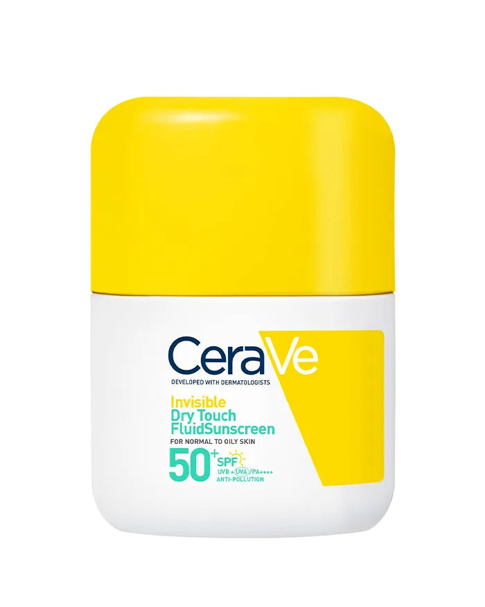 CeraVe Onzichtbare Dry Touch Fluïde Zonbescherming SPF50+