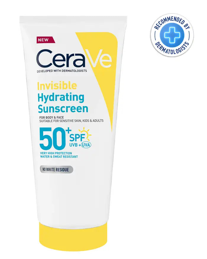 CeraVe Onzichtbare Hydraterende Zonnecrème SPF50+