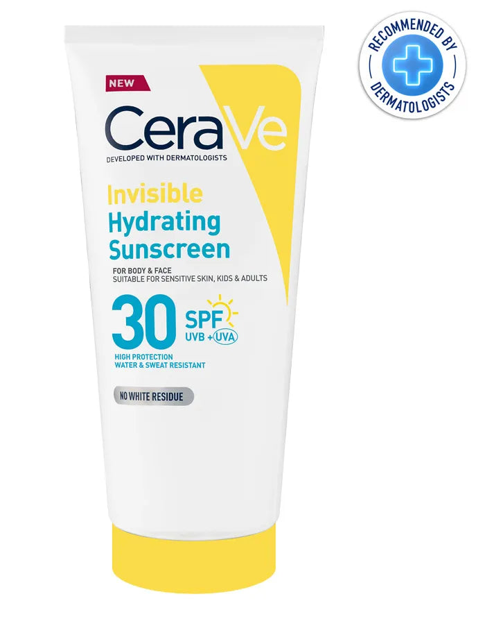 CeraVe Onzichtbare Hydraterende Zonnebrandcrème SPF30