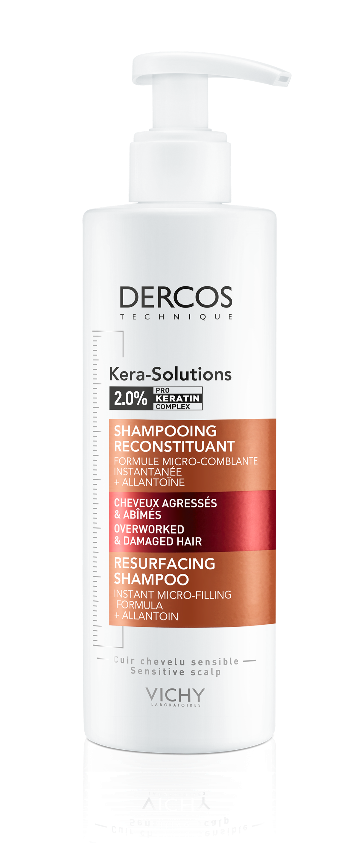 Vichy Dercos Kera-Solutions herstellende shampoo